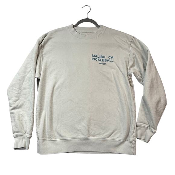 Recess Pickleball Crewneck Sweatshirt Women's Medium Malibu, CA - Picture 5 of 5